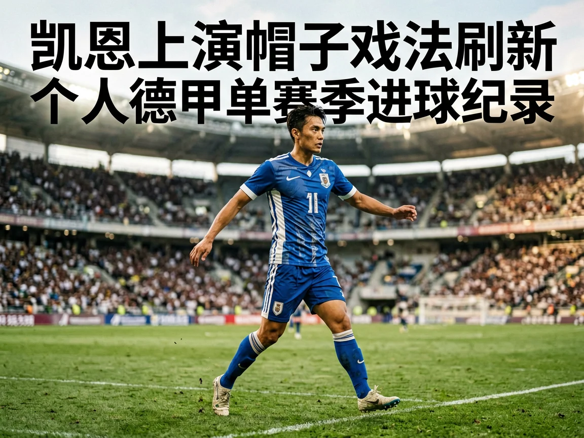 凯恩上演帽子戏法刷新个人德甲单赛季进球纪录